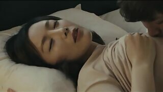 This hot Korean actress gets her sweet pussy fucked hard and deep by her horn husband. Everyone loves watching Korean sluts get fucked.
