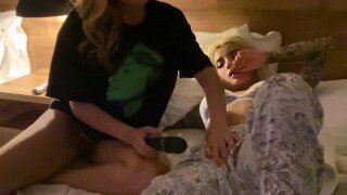 The best step-sister fantasy video ever. An incredible masturbation video with the aid of a sex toy. I was caught by my step-sister while masturbating, who later joined me.